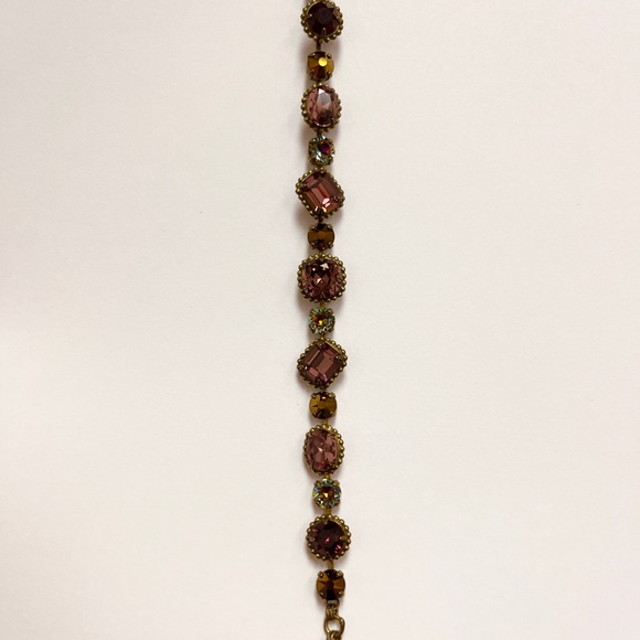Sorrelli Mahogany  Dahlia Tennis Bracelet - Picture 3 of 11